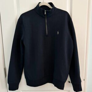 Ralph Lauren Polo Men's Navy Performance Quarter Zip - Size Medium